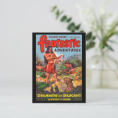 Fantastic Adventures v05 n03 (mrt. 1943)_Pulp Art Briefkaart (Staand voorkant)