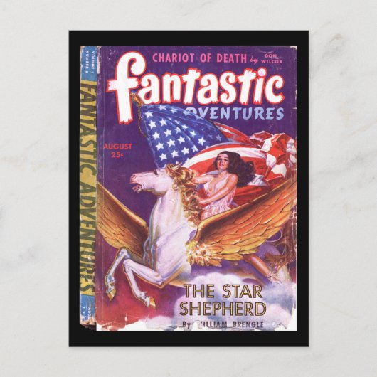 Fantastic Adventures v05 n08 (1943-08.Ziff-Davis)_ Briefkaart (Voorkant)