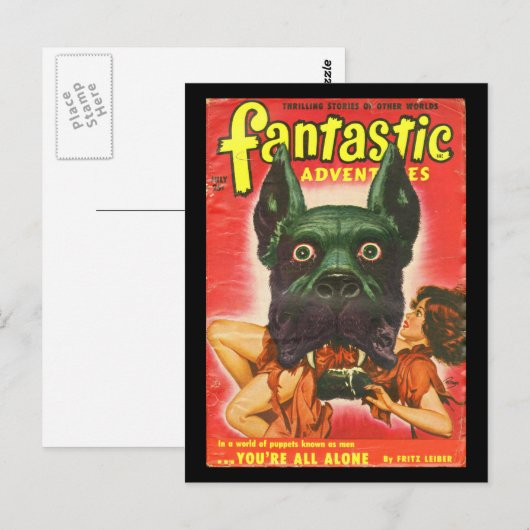 Fantastic Adventures v12 n07 (1950-07.Ziff-Davis)_ Briefkaart (Voorkant / Achterkant)