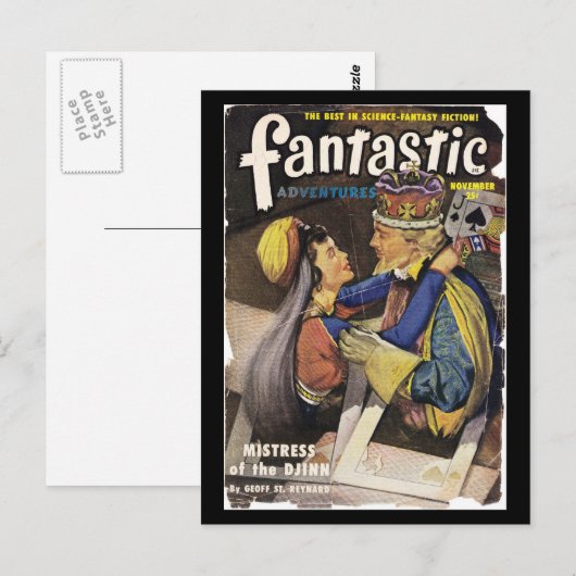 Fantastic Adventures v12 n11 (1950-11.Ziff-Davis)_ Briefkaart (Voorkant / Achterkant)