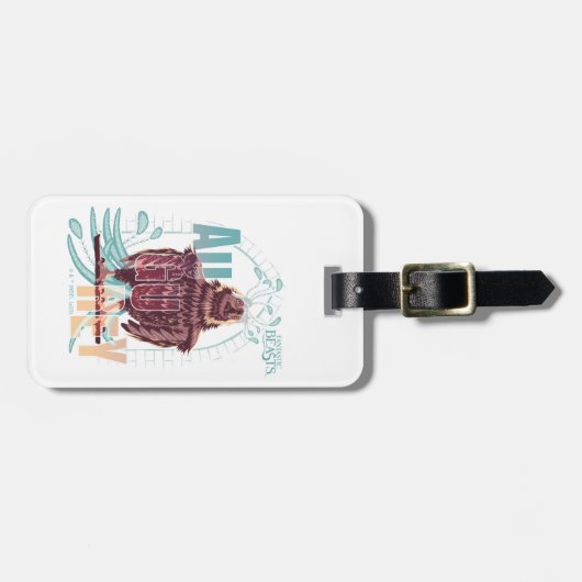 Fantastic Beasts Augurey Bagagelabel (Voorkant horizontaal)