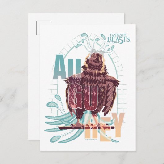 Fantastic Beasts Augurey Briefkaart (Voorkant / Achterkant)