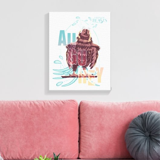 Fantastic Beasts Augurey Canvas Afdruk (Insitu (Woonkamer))