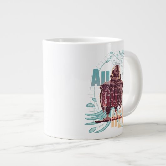 Fantastic Beasts Augurey Grote Koffiekop (Voorkant rechts)