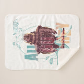 Fantastic Beasts Augurey Sherpa Deken (Voorkant (horizontaal))