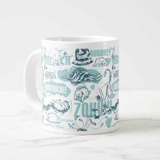 Fantastic Beasts Blue Pattern Grote Koffiekop (Links)