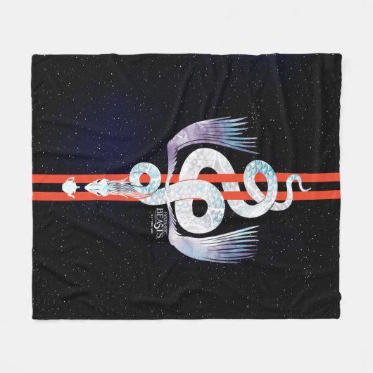 Fantastic Beasts Occamy Fleece Deken (Voorkant (Horizontaal))