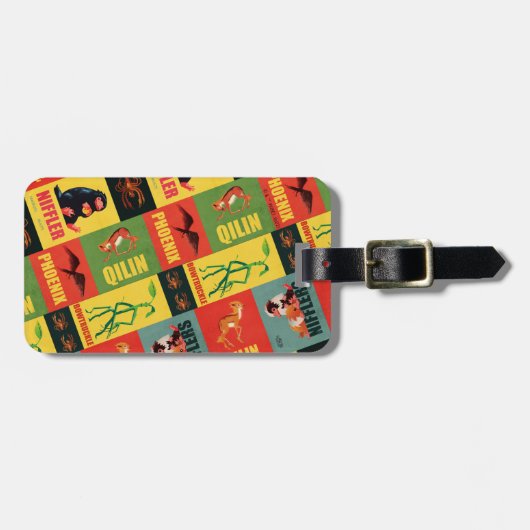 Fantastic Beasts  Pattern Bagagelabel (Voorkant horizontaal)