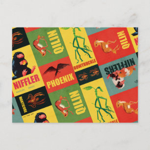 Fantastic Beasts  Pattern Briefkaart