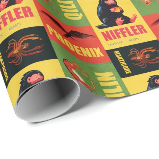 Fantastic Beasts  Pattern Cadeaupapier (Rol Hoek)