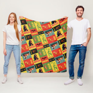 Fantastic Beasts  Pattern Fleece Deken