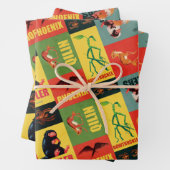 Fantastic Beasts Pattern Inpakpapier Vel (In situ)