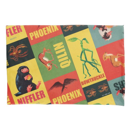 Fantastic Beasts Pattern Kussensloop (Voorkant)