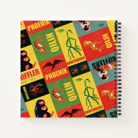 Fantastic Beasts  Pattern Notitieboek (Achterkant)
