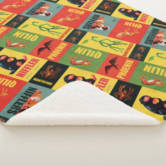 Fantastic Beasts  Pattern Sherpa Deken (3/4)