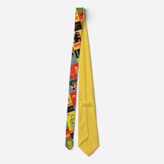 Fantastic Beasts  Pattern Stropdas (Achterkant)