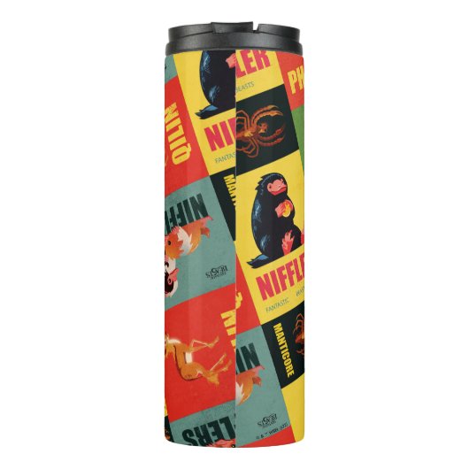 Fantastic Beasts  Pattern Thermosbeker (Achterkant)