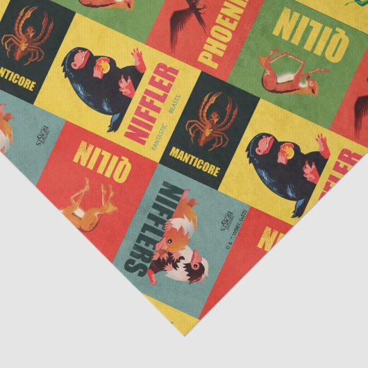 Fantastic Beasts  Pattern Tissuepapier (Detail)