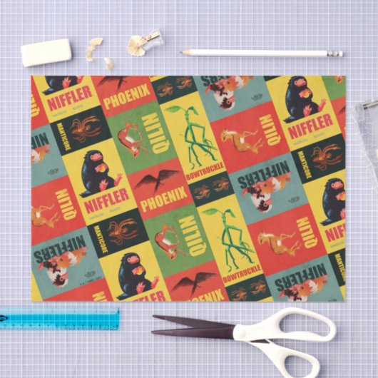 Fantastic Beasts  Pattern Tissuepapier (Craft)