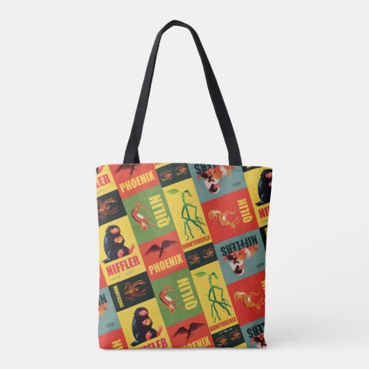 Fantastic Beasts  Pattern Tote Bag (Achterkant)