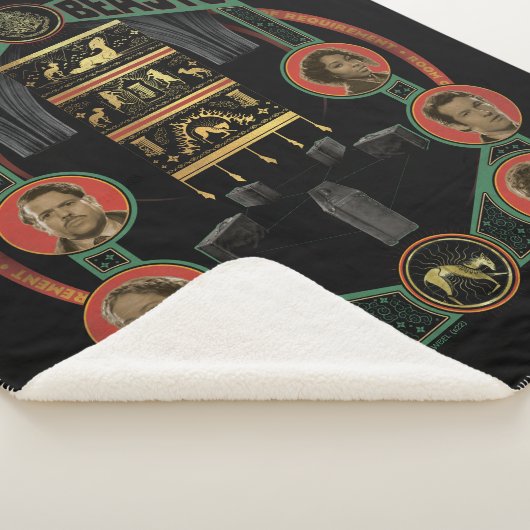 Fantastic Beasts Room of Requirement Graphic Sherpa Deken (3/4)