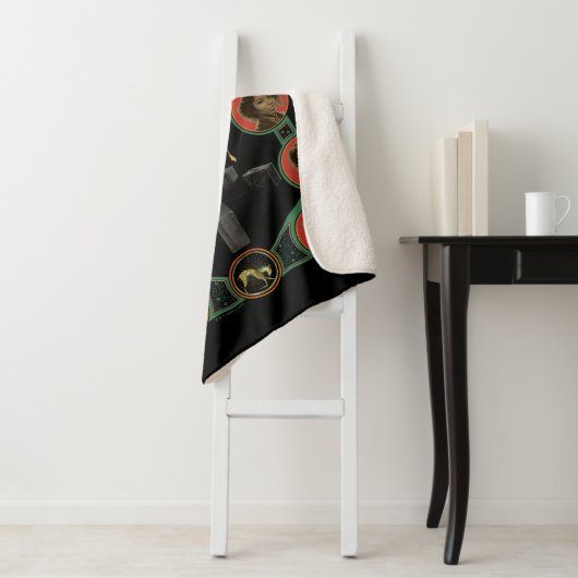 Fantastic Beasts Room of Requirement Graphic Sherpa Deken (In situ)