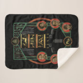 Fantastic Beasts Room of Requirement Graphic Sherpa Deken (Voorkant (horizontaal))