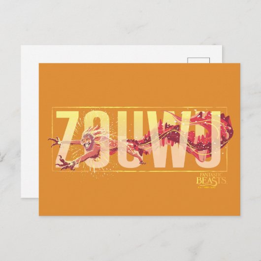 Fantastic Beasts Zouwu Briefkaart (Voorkant / Achterkant)