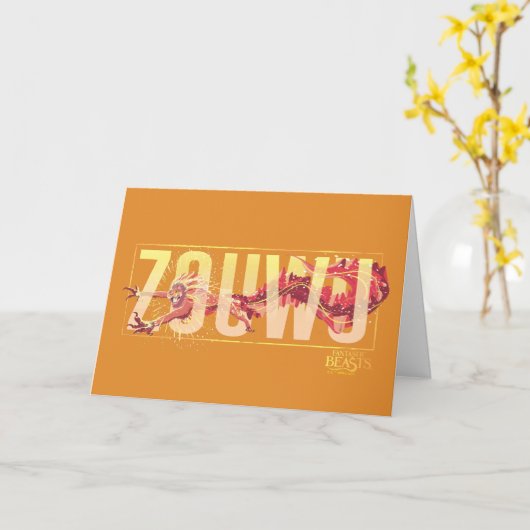 Fantastic Beasts Zouwu Kaart (Gele Bloem)