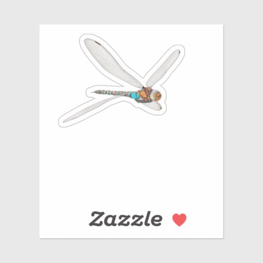 Fantastic Dragonfly T-Shirt Sticker (Vel)