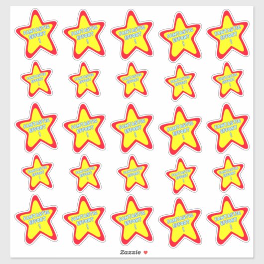 Fantastic Effort Fun Reward Teacher Stickers Pack (Vel)