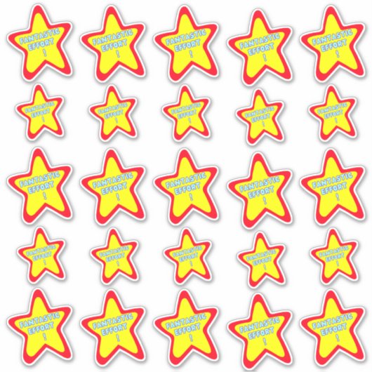 Fantastic Effort Fun Reward Teacher Stickers Pack (Voorkant)