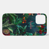 Fantastic Fabulous Midnight Rainforest Monogram Case-Mate iPhone Case (Achterkant (horizontaal))