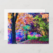 Fantastic Fall Colors Autumn Leaves Schilderachtig Briefkaart (Voorkant / Achterkant)