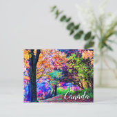 Fantastic Fall Colors Autumn Leaves Schilderachtig Briefkaart (Staand voorkant)