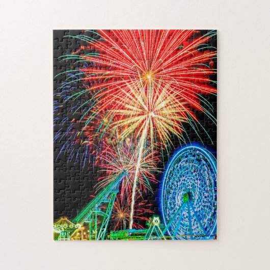 Fantastic Fireworks Puzzle Legpuzzel (Verticaal)