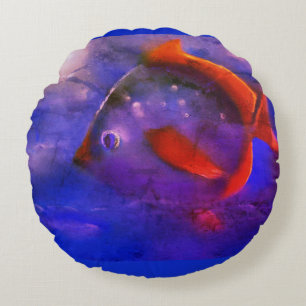 Fantastic Fishes-serie Rond Kussen