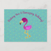 Fantastic Flamingo Feestdagenkaart (Voorkant)
