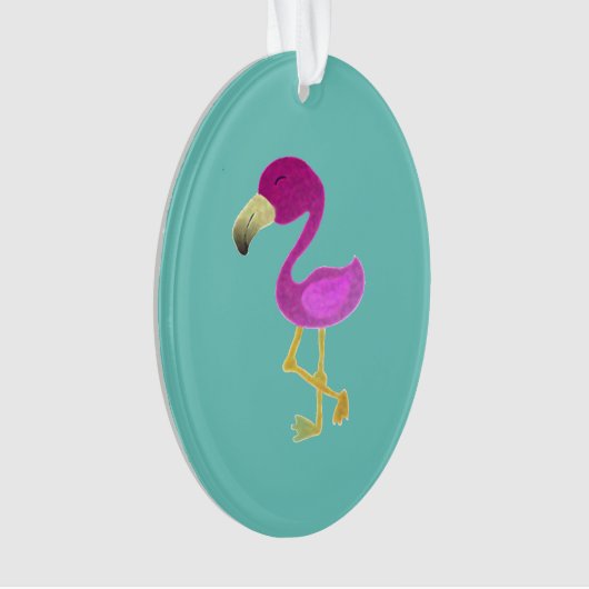 Fantastic Flamingo Ornament (voorkant)