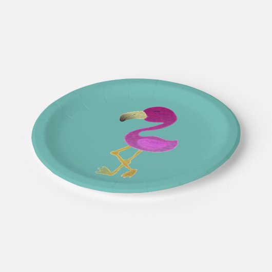 Fantastic Flamingo Papieren Bordje (Gekanteld)