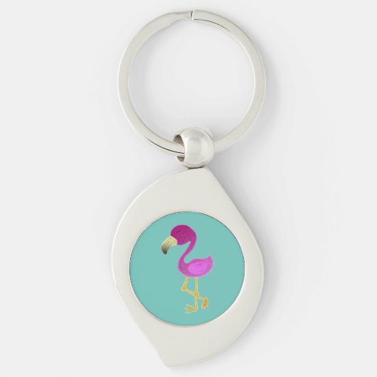 Fantastic Flamingo Sleutelhanger (Voorkant)