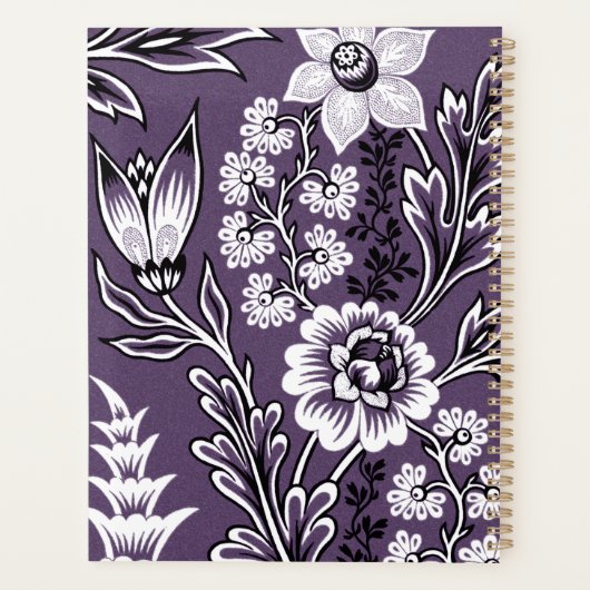 Fantastic Flowers (Plum) Fine Art Planner (Achterkant)