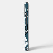 Fantastic Flowers (Slate Teal) Fine Art Case-Mate iPhone Case (Achterkant / Links)