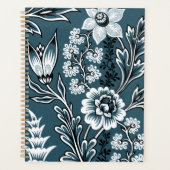 Fantastic Flowers (Slate Teal) Fine Art Planner (Voorkant)
