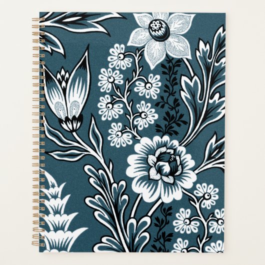 Fantastic Flowers (Slate Teal) Fine Art Planner (Voorkant)