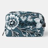 Fantastic Flowers (Slate Teal) Print Cut Sew Bag Toilettasje (Achterkant)