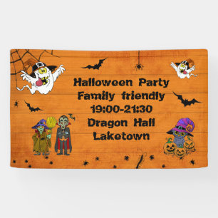 Fantastic Halloween nodigt kinderen uit Spandoek