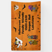 Fantastic Halloween nodigt kinderen uit Spandoek (Verticaal)