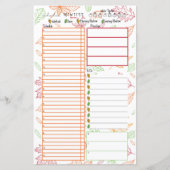 Fantastic Herfst Schedule Day Viewer Planner Inser (Voorkant)