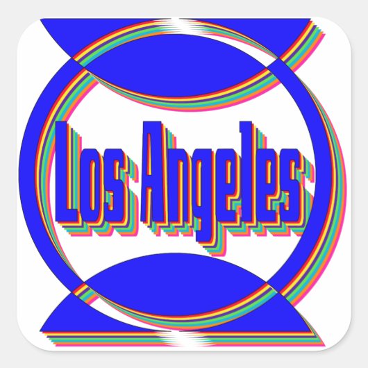Fantastic Los Angeles 2 Sticker (Voorkant)